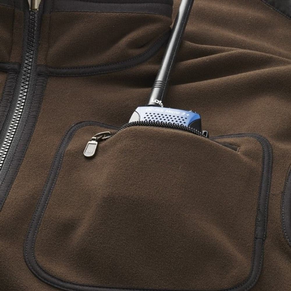 Kamko Windstopper Fleecejakke brown/red, view: 4