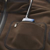 Kamko Windstopper Fleecejakke brown/red - view: 4