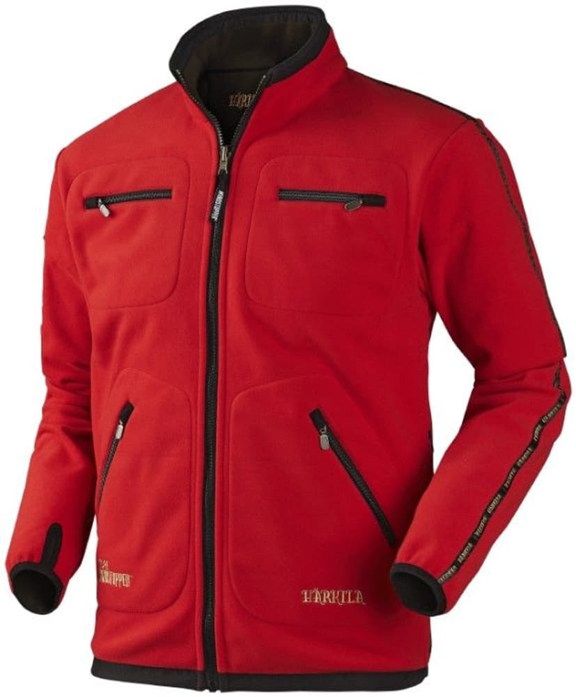 Kamko Windstopper Fleecejakke brown/red, view: 2