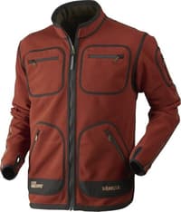Kamko Windstopper Fleecejakke Burnt Orange/Shadow Brown - view: 0