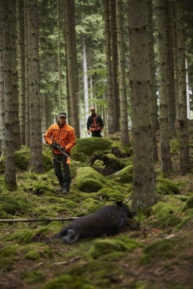 Kamko Windstopper Fleece hunting green/orange blaze, view: 7