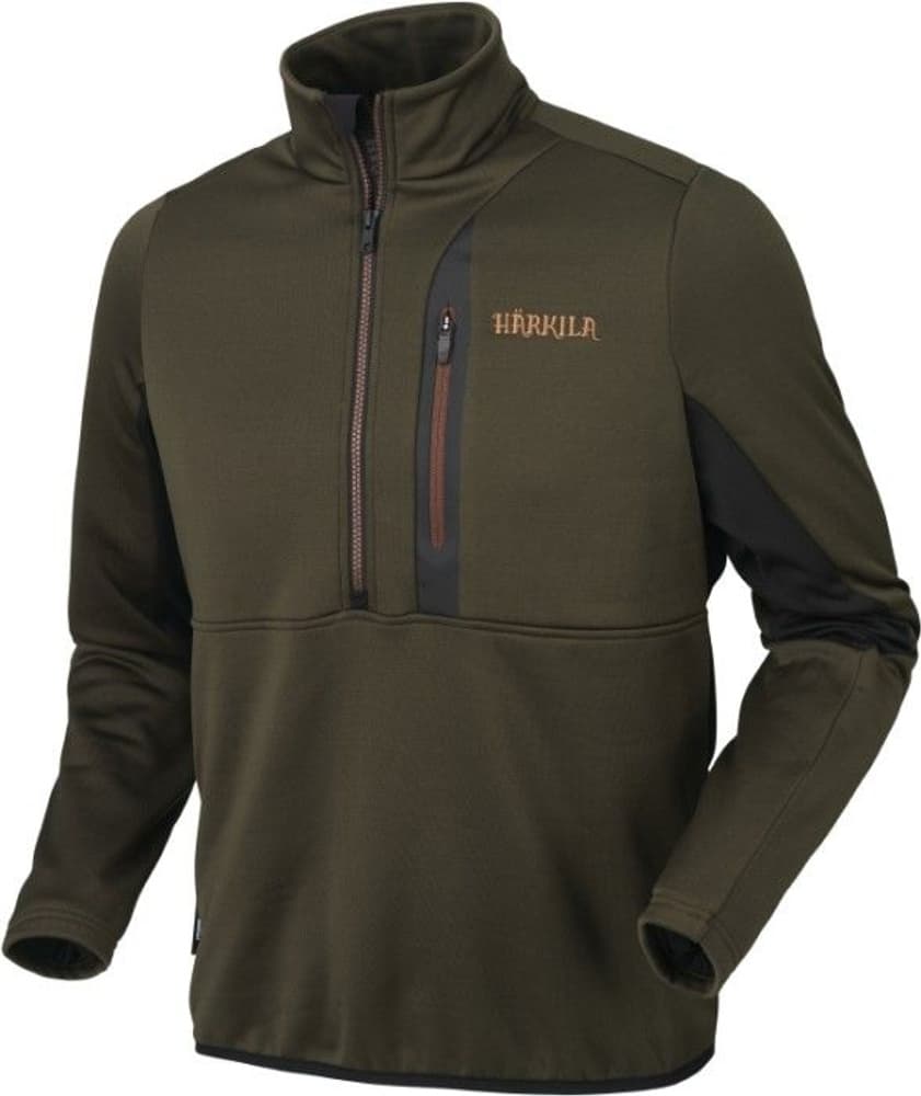 Tidan Hybrid Half Zip Fleece Jacket Willow Green/Black, view: 0