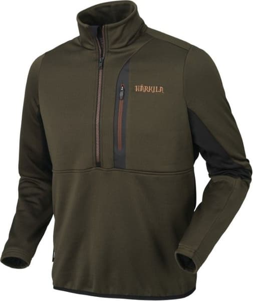 Tidan Hybrid Half Zip Fleece Jacket Willow Green/Black, view: 0