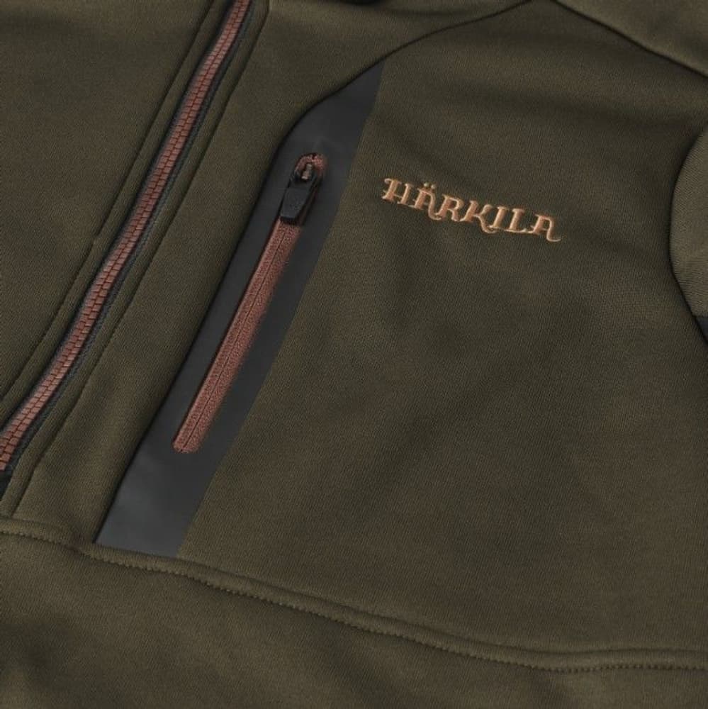 Tidan Hybrid Half Zip Fleece Jacket Willow Green/Black, view: 4