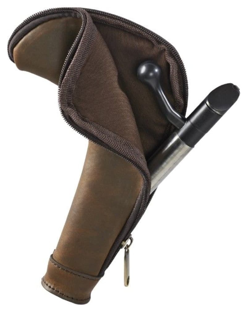 Bolt Cover Etui for Sluttstykket Skinn Mørkebrun, view: 1