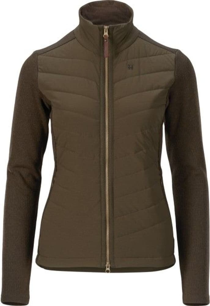 Retrieve Insulated Lady Cardigantröja Dark Warm Olive, view: 0