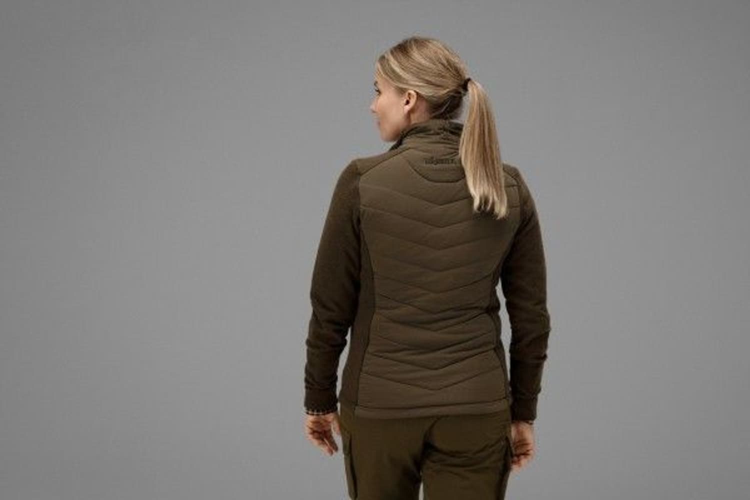 Retrieve Insulated Lady Cardigantröja Dark Warm Olive, view: 5