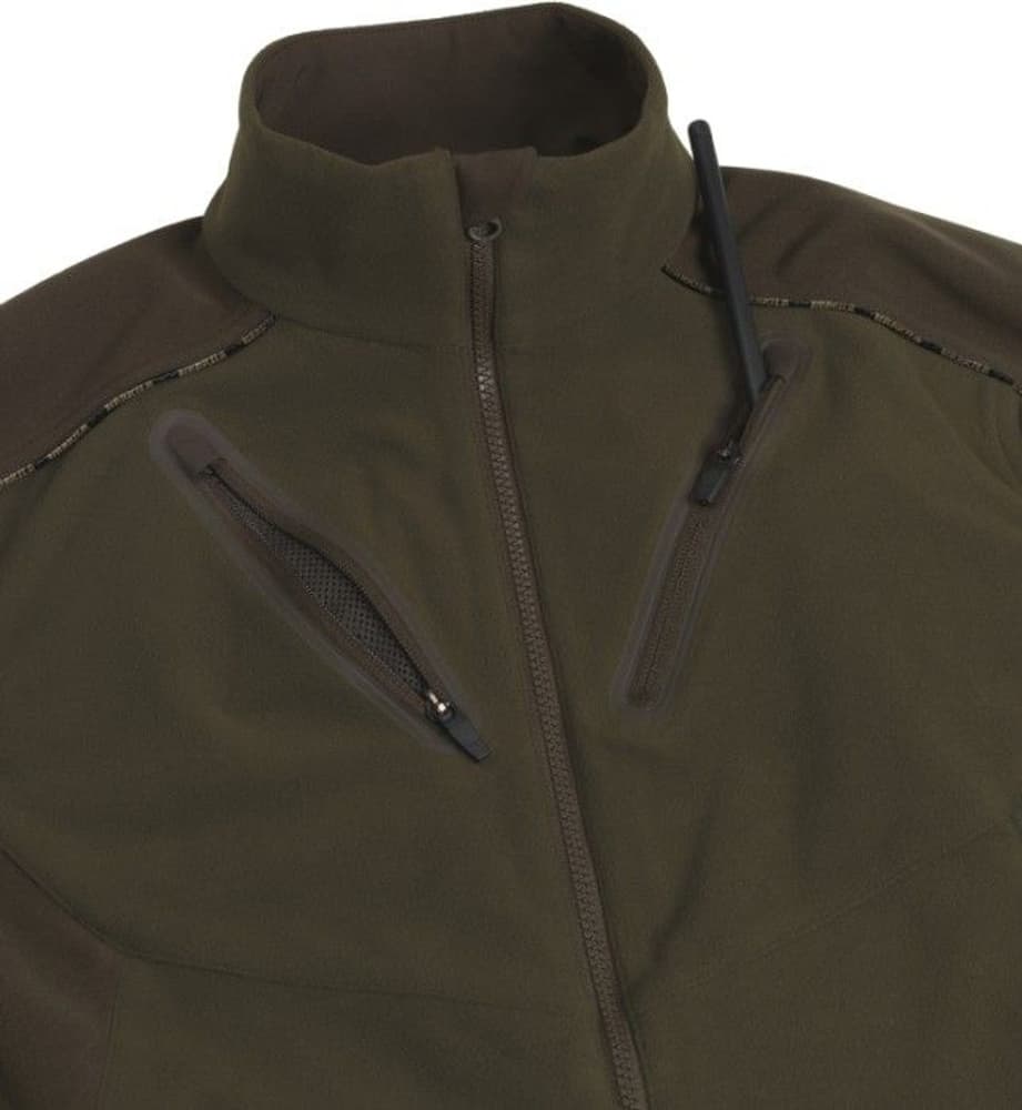 Mountain Hunter Fleece Jacket Hunting Green/Shadow Brown, view: 2