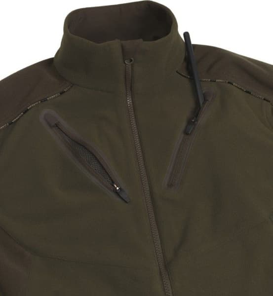 Mountain Hunter Fleece Jacket Hunting Green/Shadow Brown, view: 2