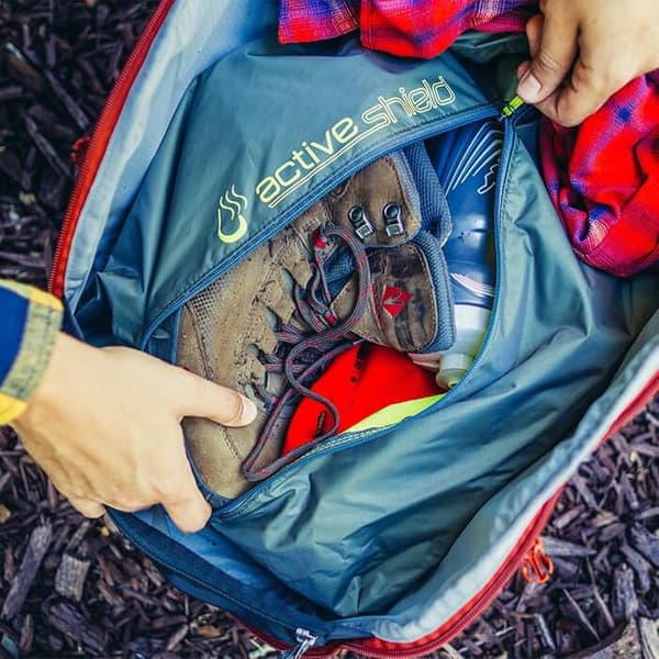 M's Tetrad 60 Reiseryggsekk Pixel Black, view: 3