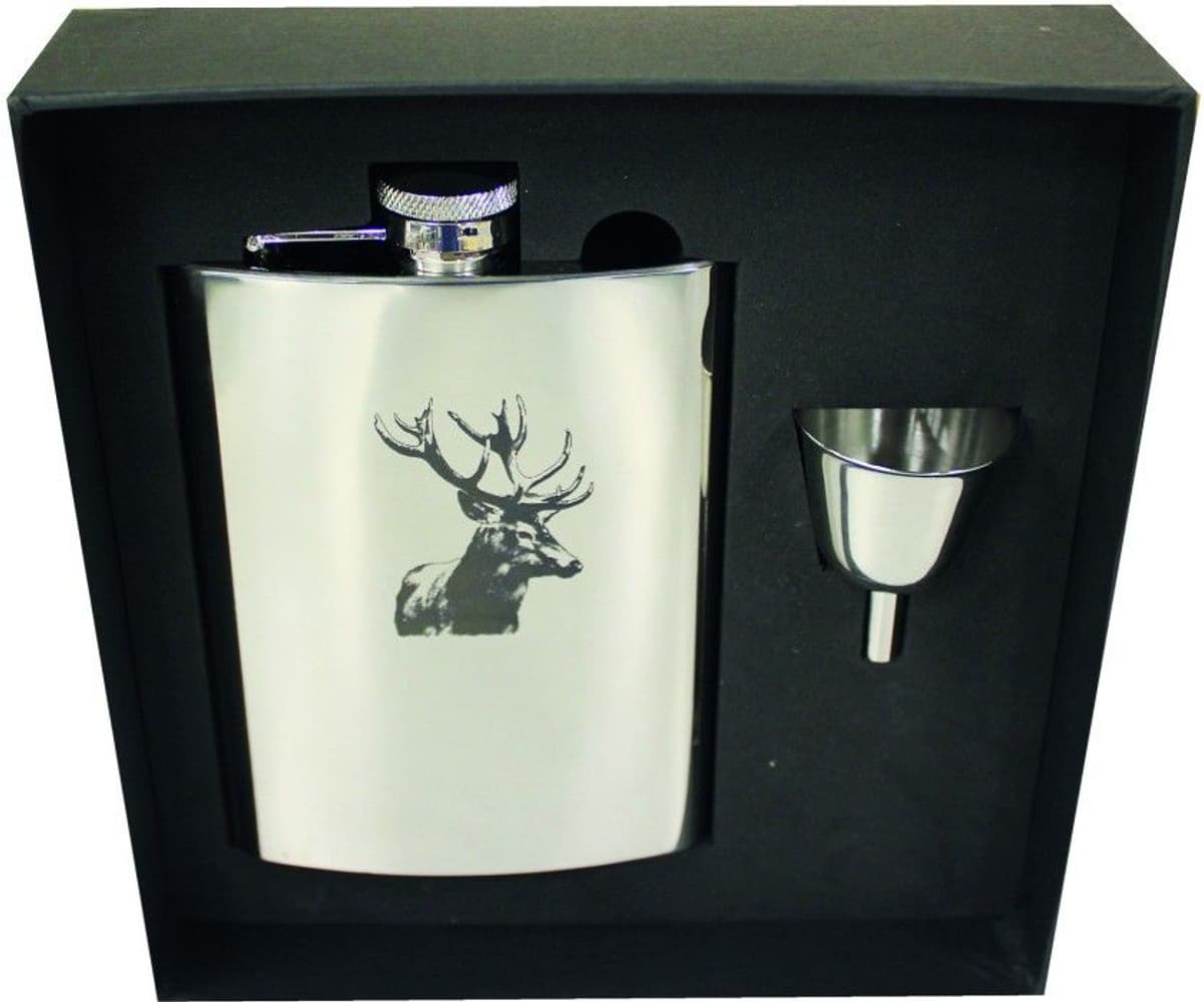 Lommelerke 0.2 l Gaveeske Hjort, view: 0