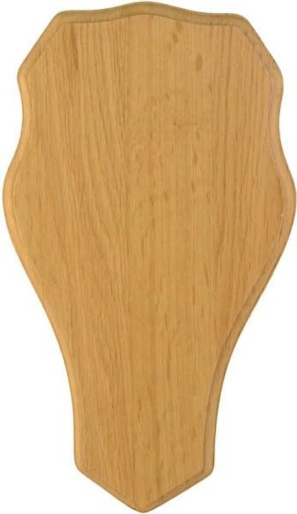 Troféskjold Hjort, Lys Eik 33x19 cm, view: 0