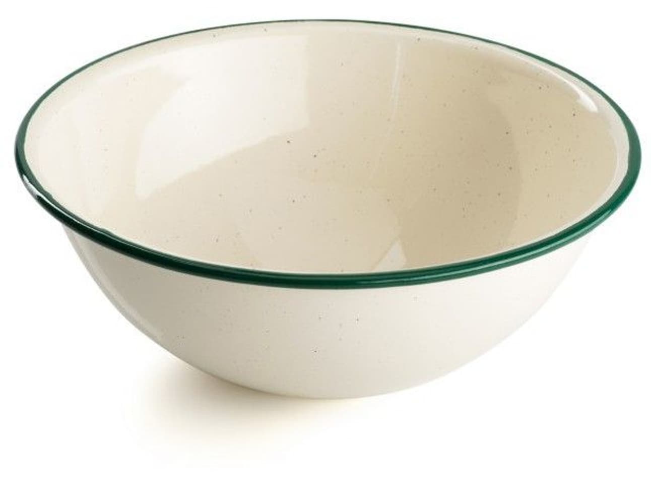 Deluxe Enamelware Bowl Cream, view: 0