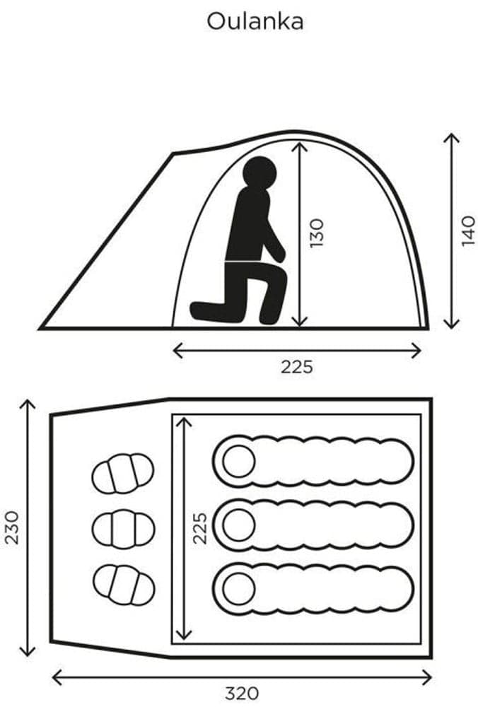 Oulanka 4P Tent, view: 3