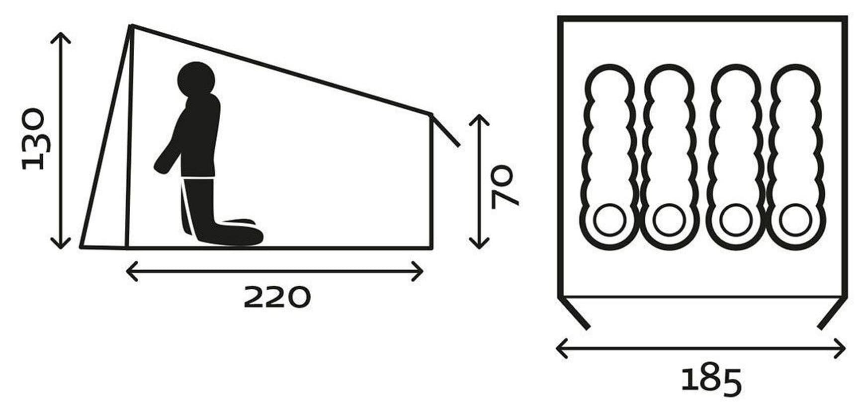 Laavu Pro 4P Tent, view: 2
