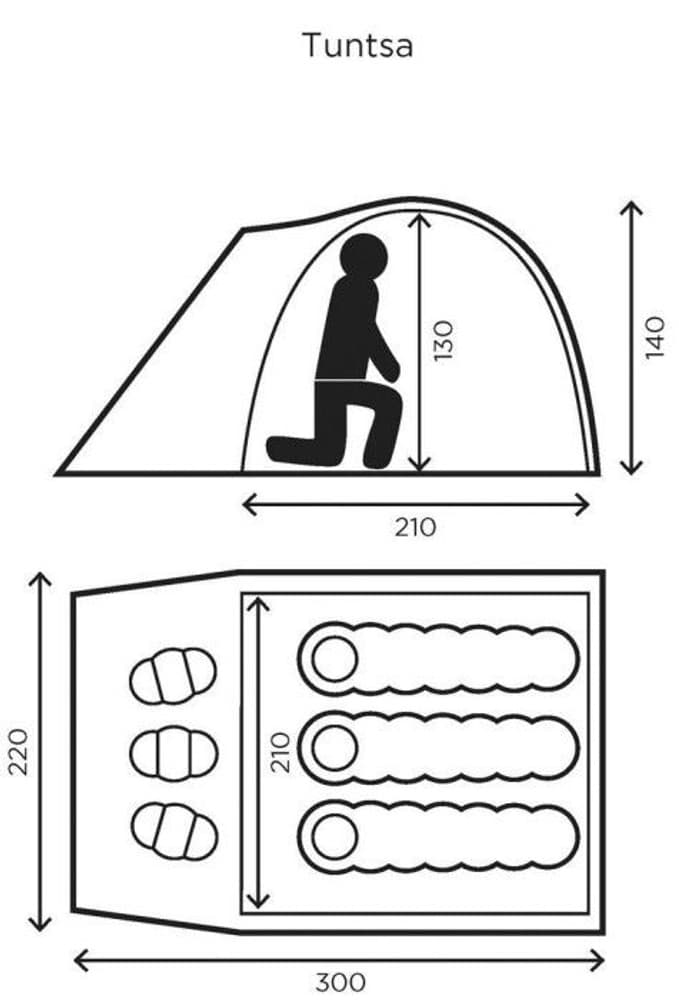 Tuntsa XL 3000 3P Tent, view: 2
