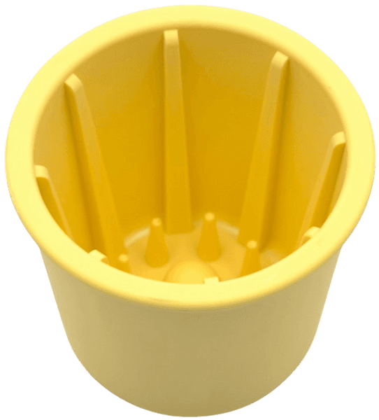 Fibeek Slowfeeder-kopp Gul, view: 0