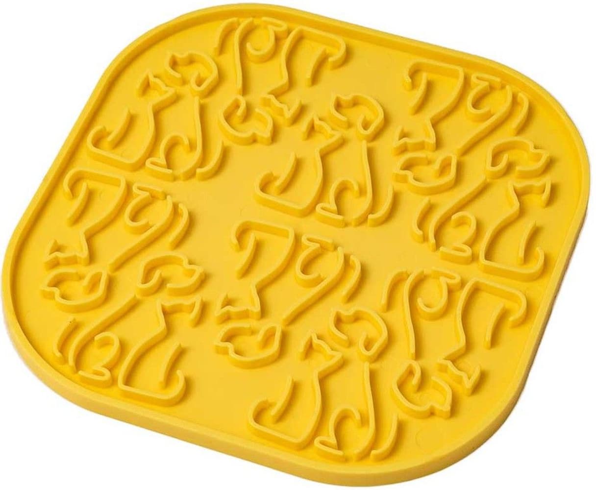 Lollipopp Slikkematte 19cm Gul, view: 0