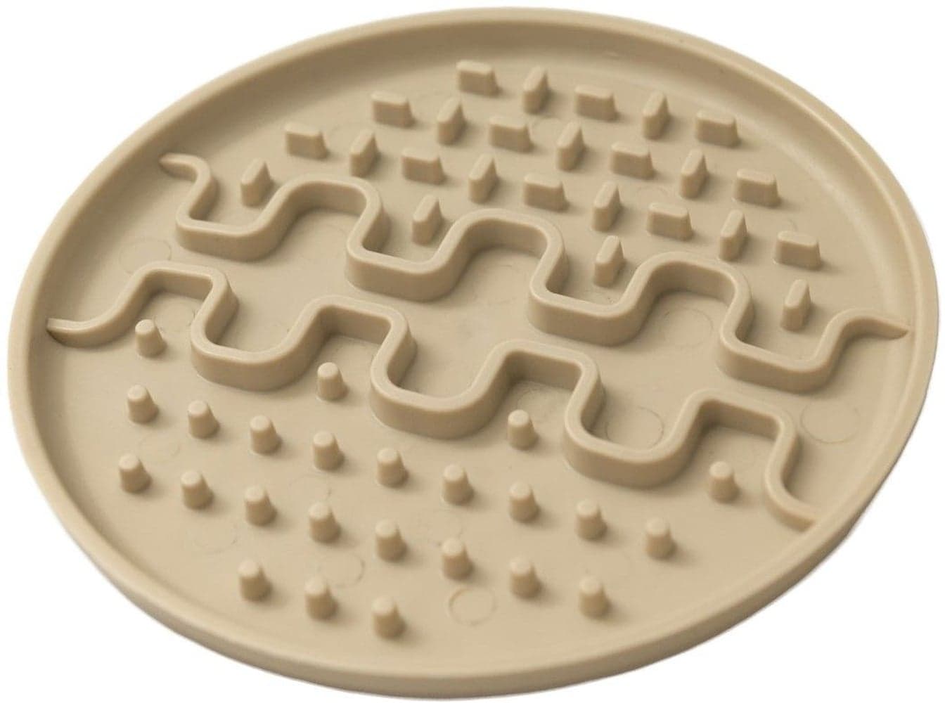 Lollipopp Slikkematte Mini 13cm Beige, view: 0