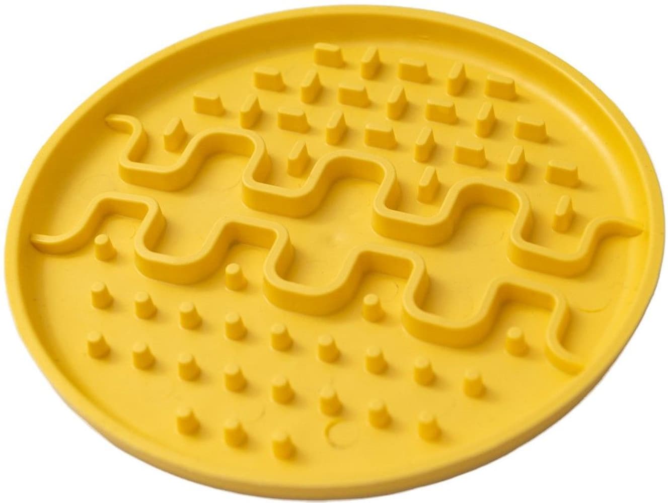 Lollipopp Slikkematte Mini 13cm Gul, view: 0