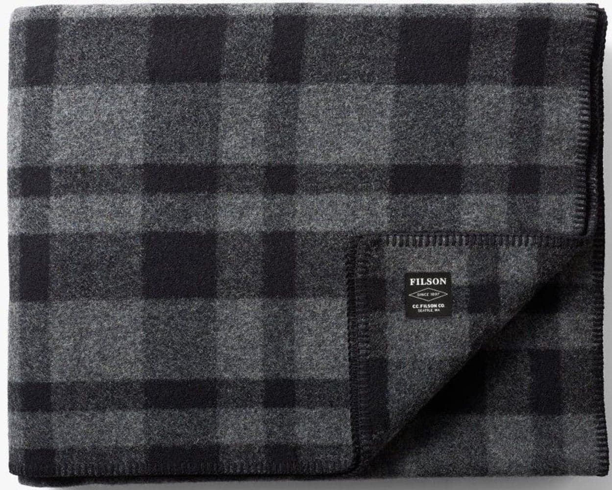 Mackinaw Blanket Gray Black, view: 0