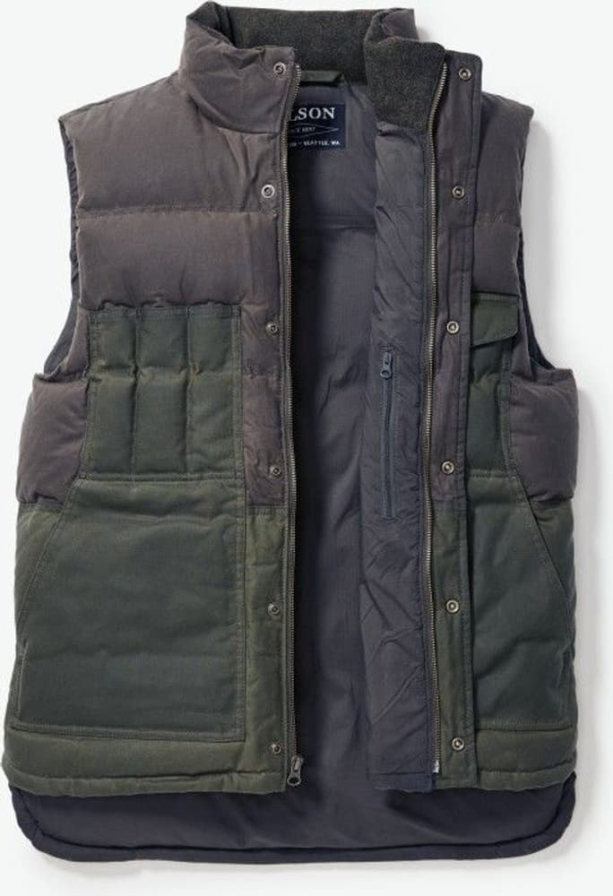 Men's Down Cruiser Vest Otter Green, view: 1