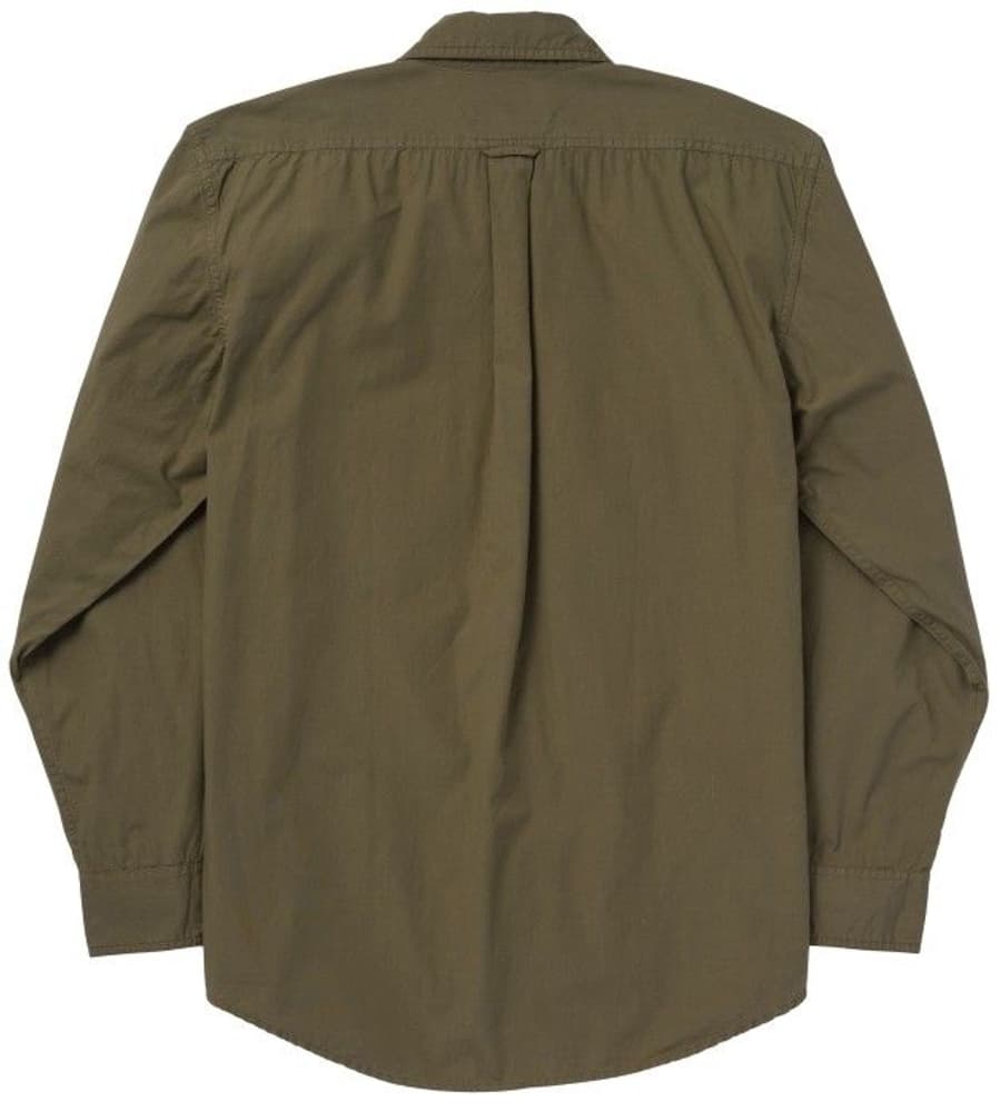 Men's Washed Feather Cloth Shirt Dusty Olive, view: 1
