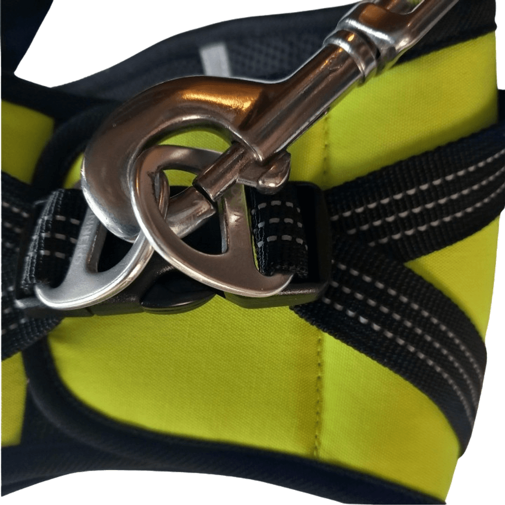 FinNero Vestsele HALI Svart/gul L, view: 6