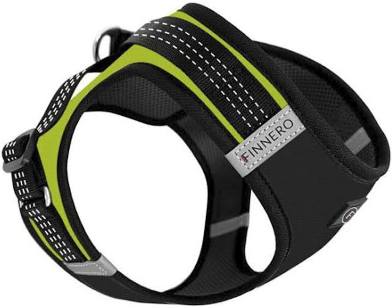 FinNero Vestsele HALI Svart/gul S, view: 1