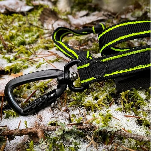 FinNero Elastiskt Kobbel POWER Svart/gul, view: 6