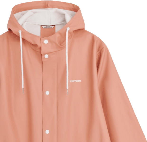 Tretorn Wings Rainjacket Unisex Faded Coral, view: 2