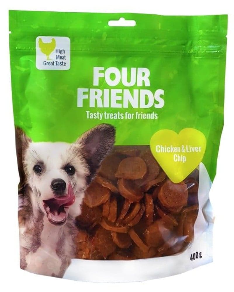 Godis Chicken & Liver Chip 400g, view: 0