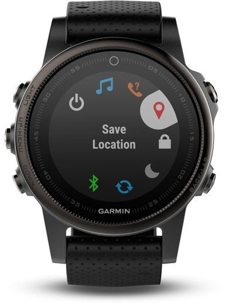 Fenix 5S Sapphire Svart, view: 2