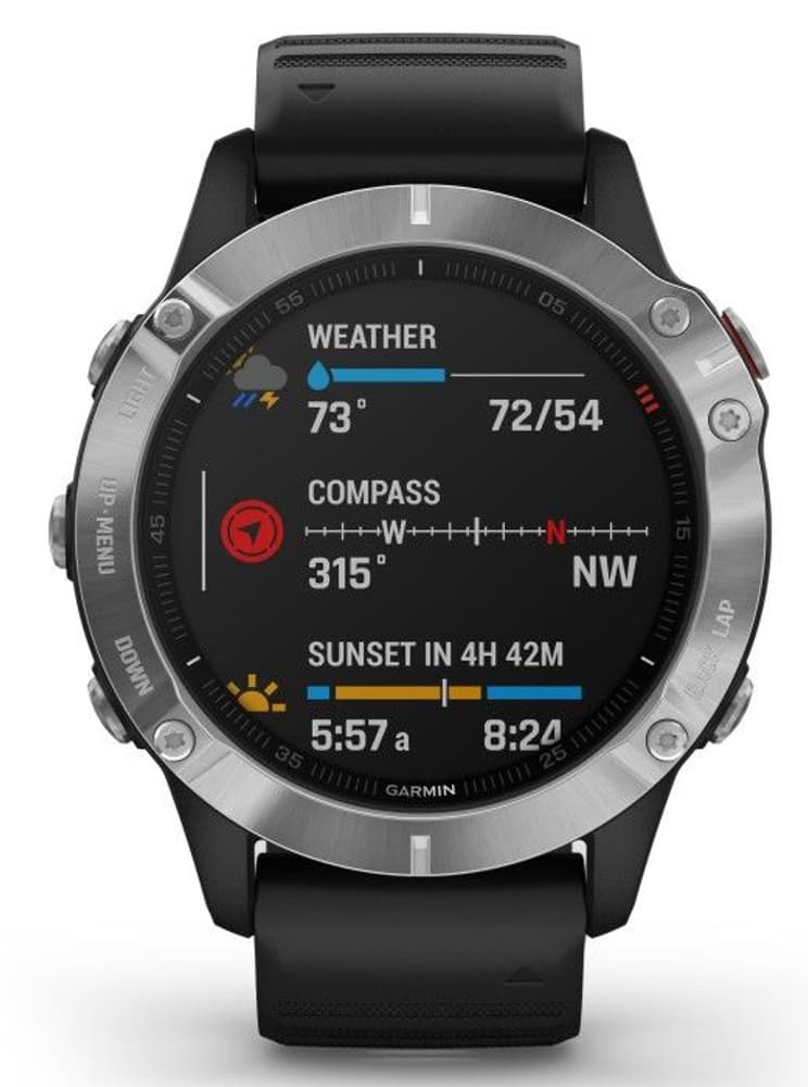 Fenix 6 Silver with Black Band, view: 3