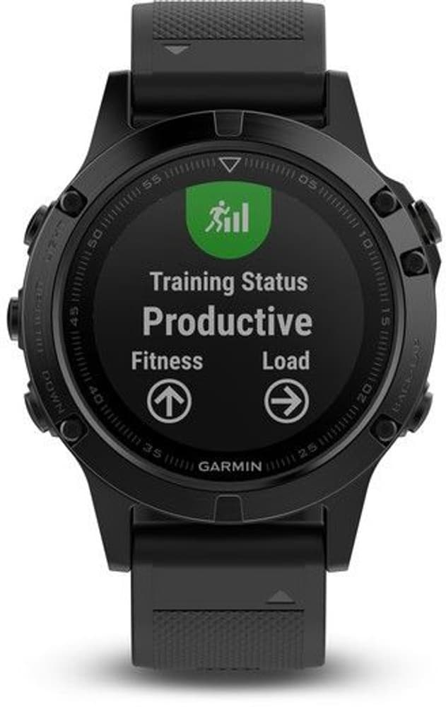 Fenix 5 Sapphire med svart bånd, view: 1