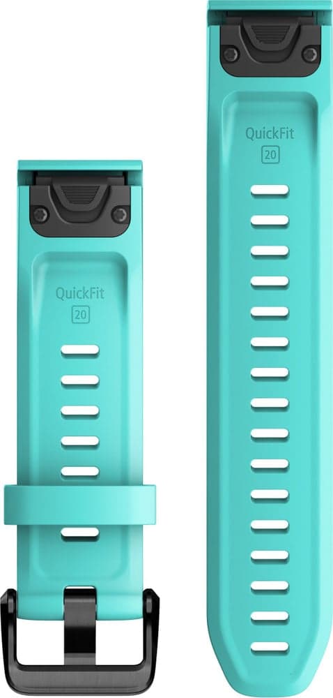 QuickFit 20 mm Aqua Silicone Band, view: 1
