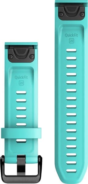 QuickFit 20 mm Aqua Silicone Band, view: 1