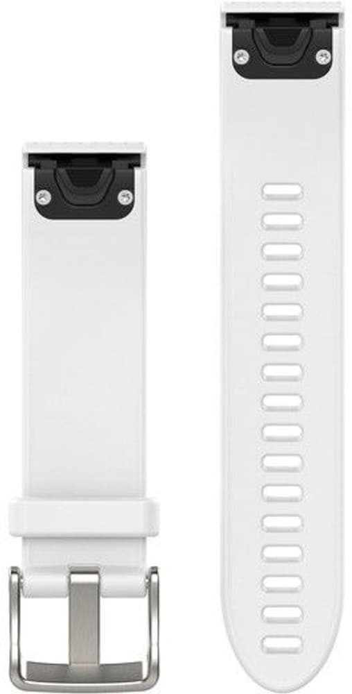 QuickFit 20 mm Armbånd Hvit Silikon, view: 1