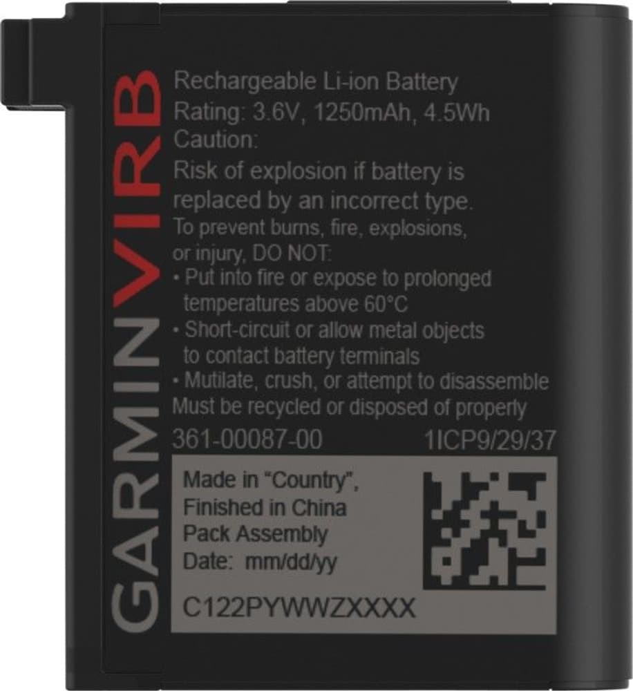 Laddningsbart batteri VIRB® Ultra, view: 0