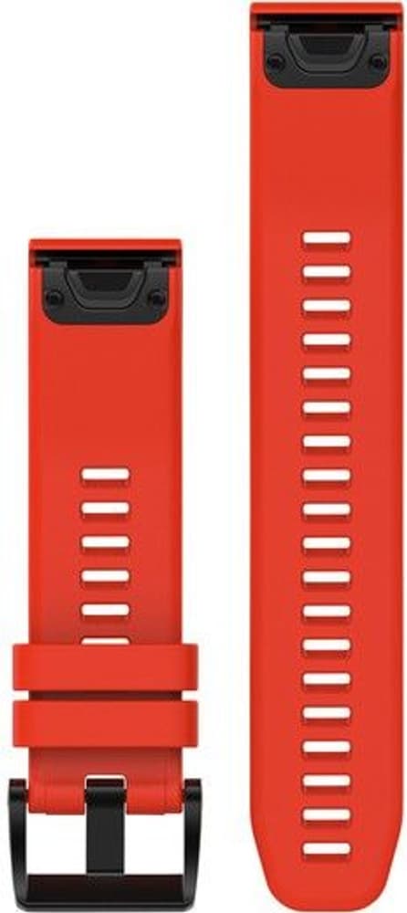 QuickFit 22 mm Armbånd Rød Silikon, view: 1