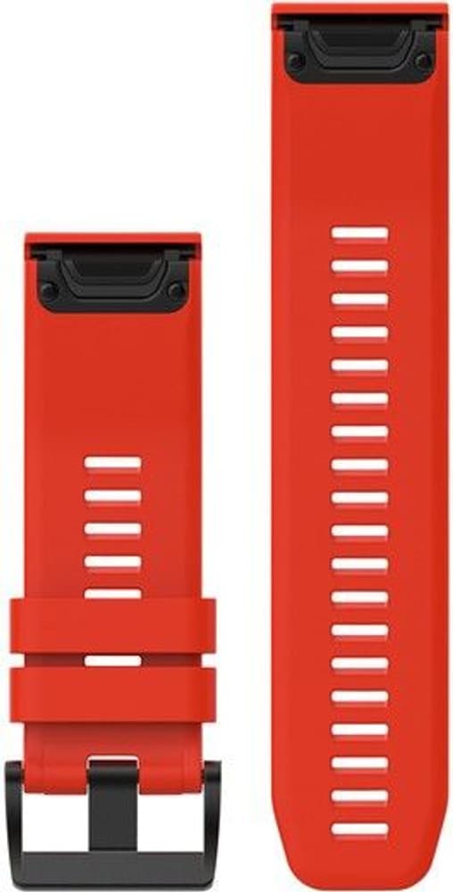 QuickFit 26 mm Armbånd Rød Silikon, view: 1