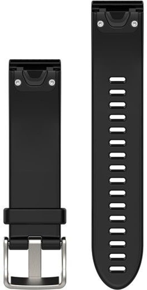 QuickFit 20 mm Armbånd Svart Silikon, view: 1