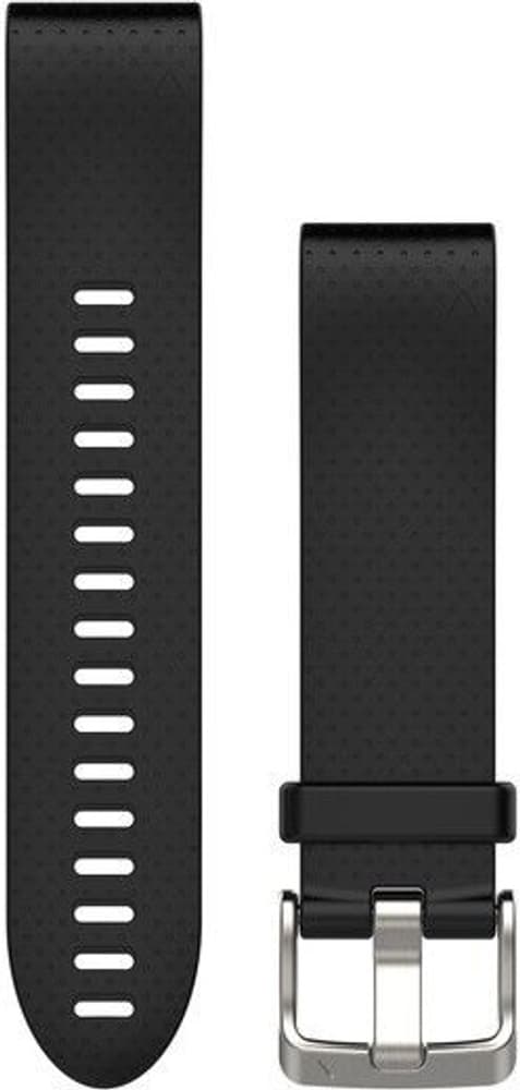QuickFit 20 mm Armbånd Svart Silikon, view: 0