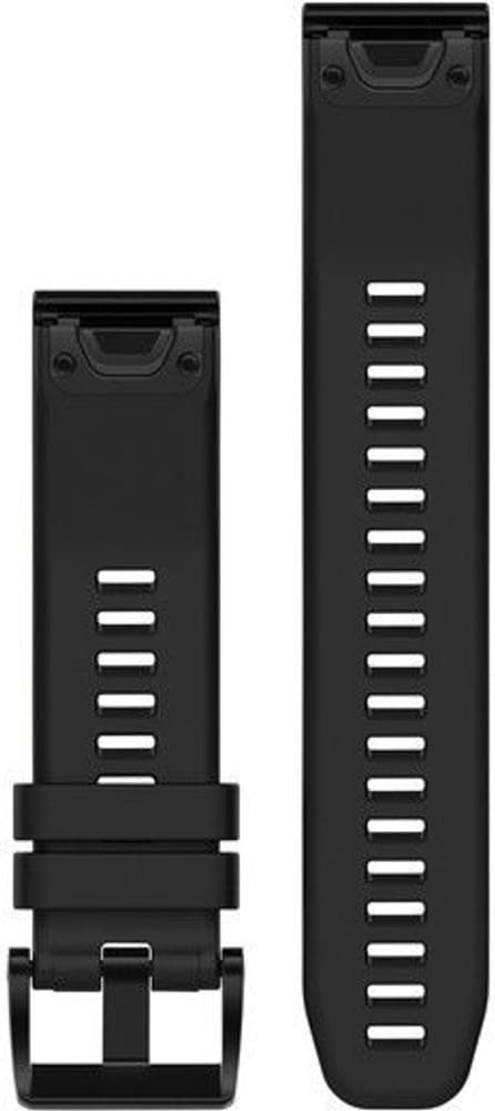 QuickFit 22 mm Armbånd Svart Silikon, view: 1