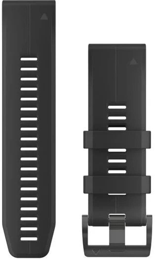 QuickFit 26 mm Armband Svart Silikon, view: 1