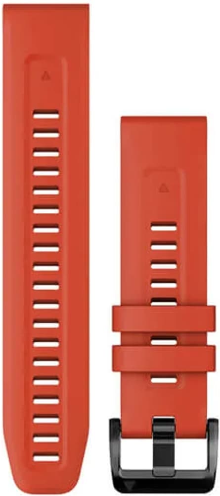 QuickFit 22 mm Flame Red Silicone Band, view: 0