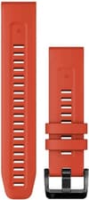 QuickFit 22 mm Flame Red Silicone Band