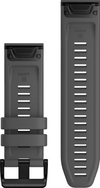 QuickFit 26 mm Slate Gray Silicone Band, view: 1