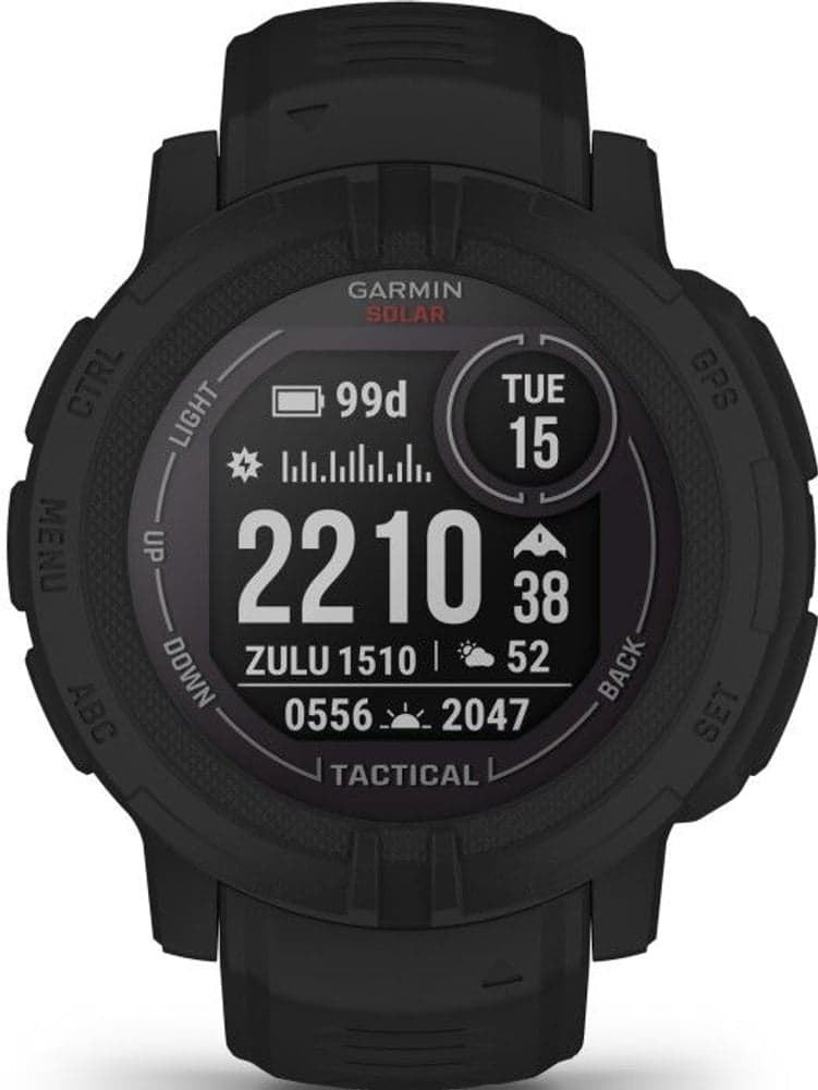 Instinct 2 Solar Tactical Edition Black, view: 1