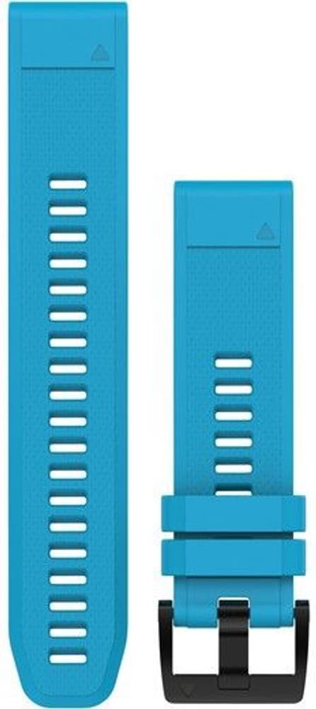 QuickFit 22 mm Armbånd Cirrusblå Silikon, view: 0